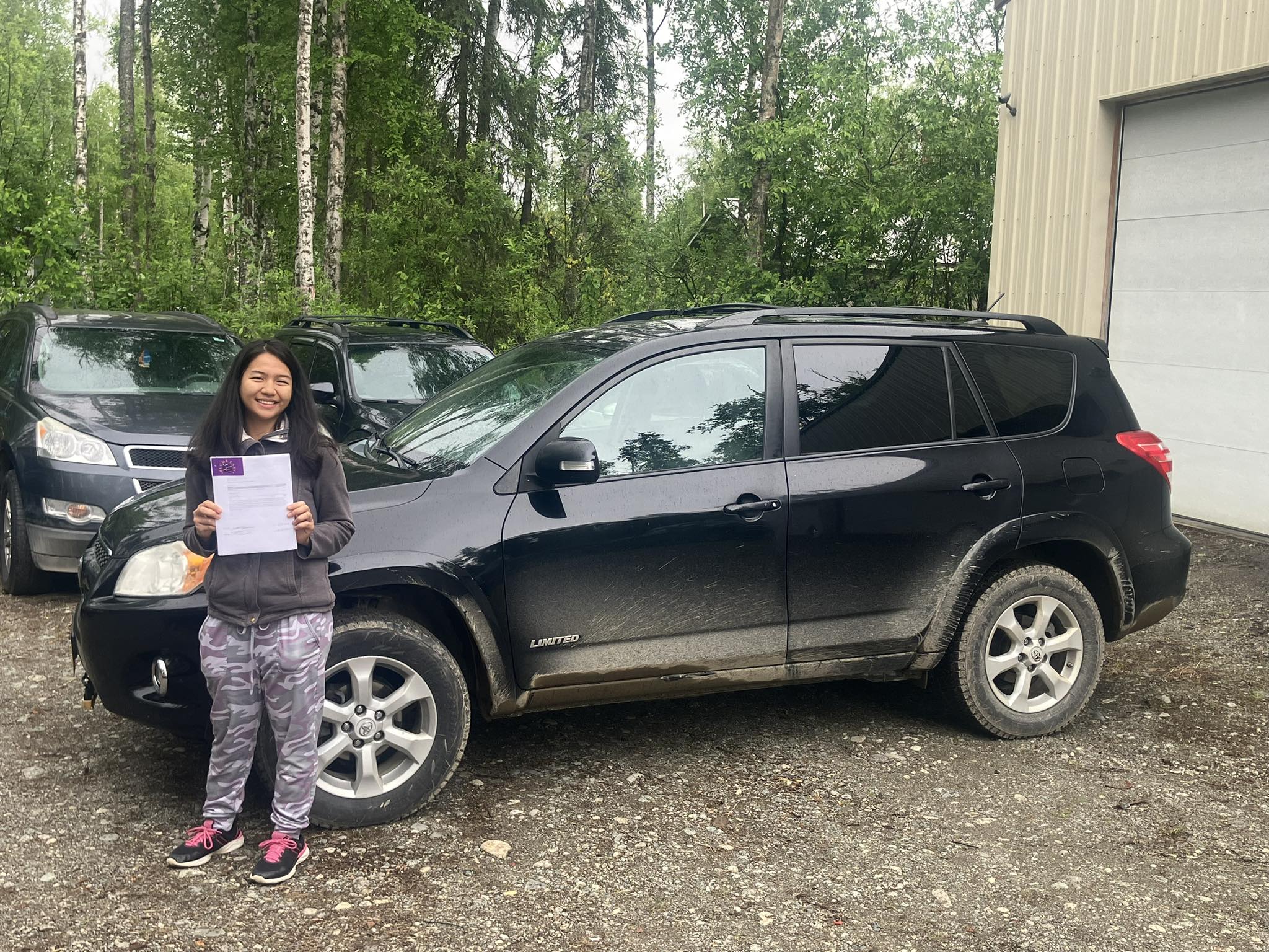 Happy customer picking up a vehicle (new) 2