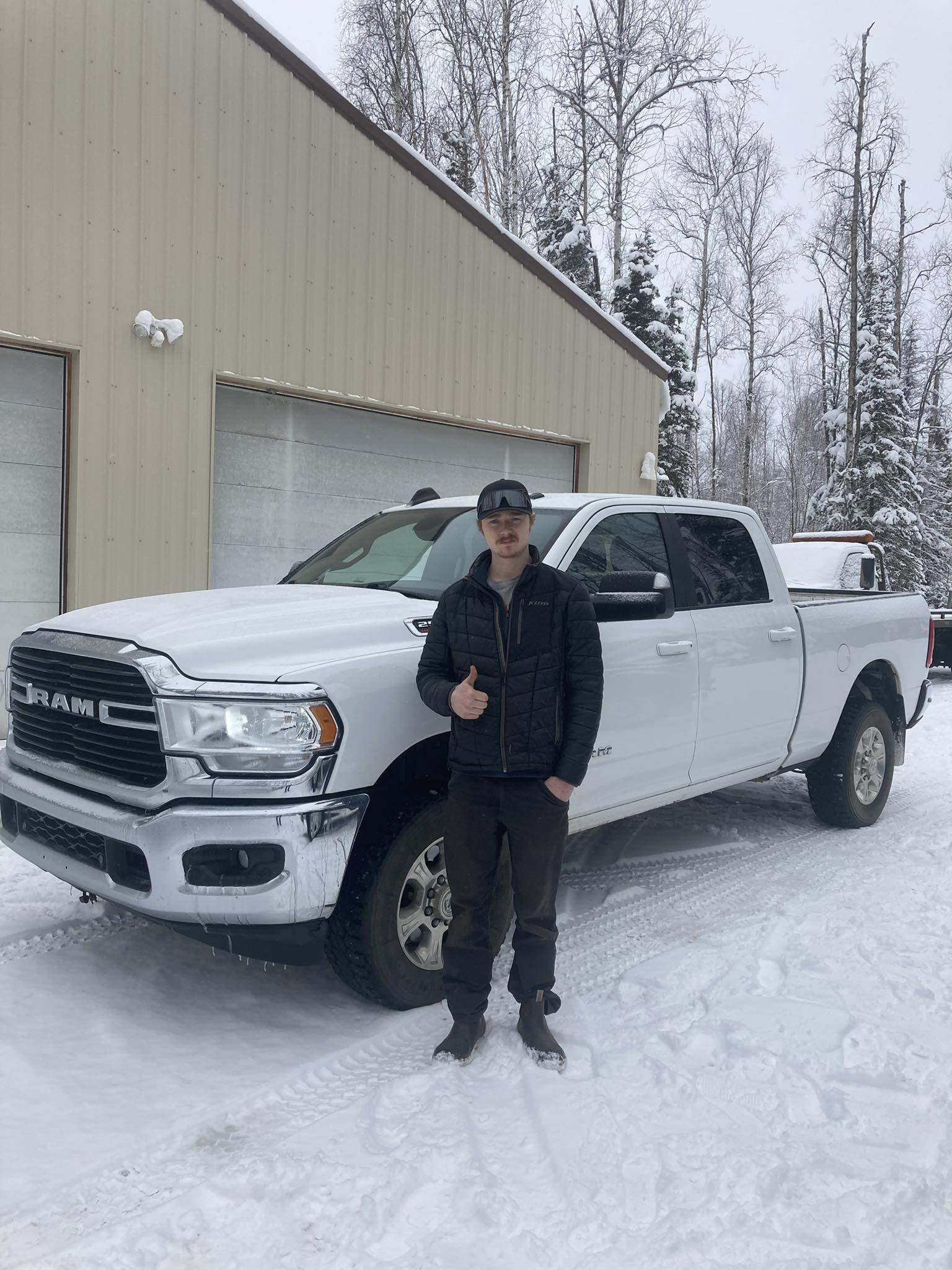 Happy customer picking up a vehicle (new) 10