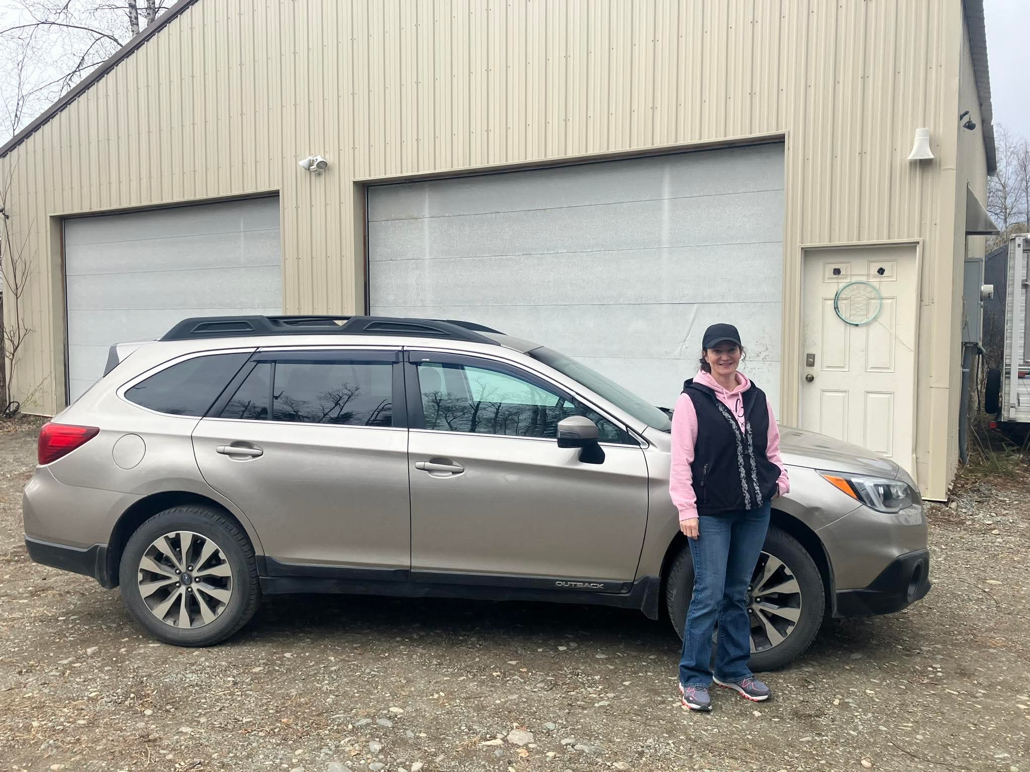 Happy customer picking up a vehicle 12