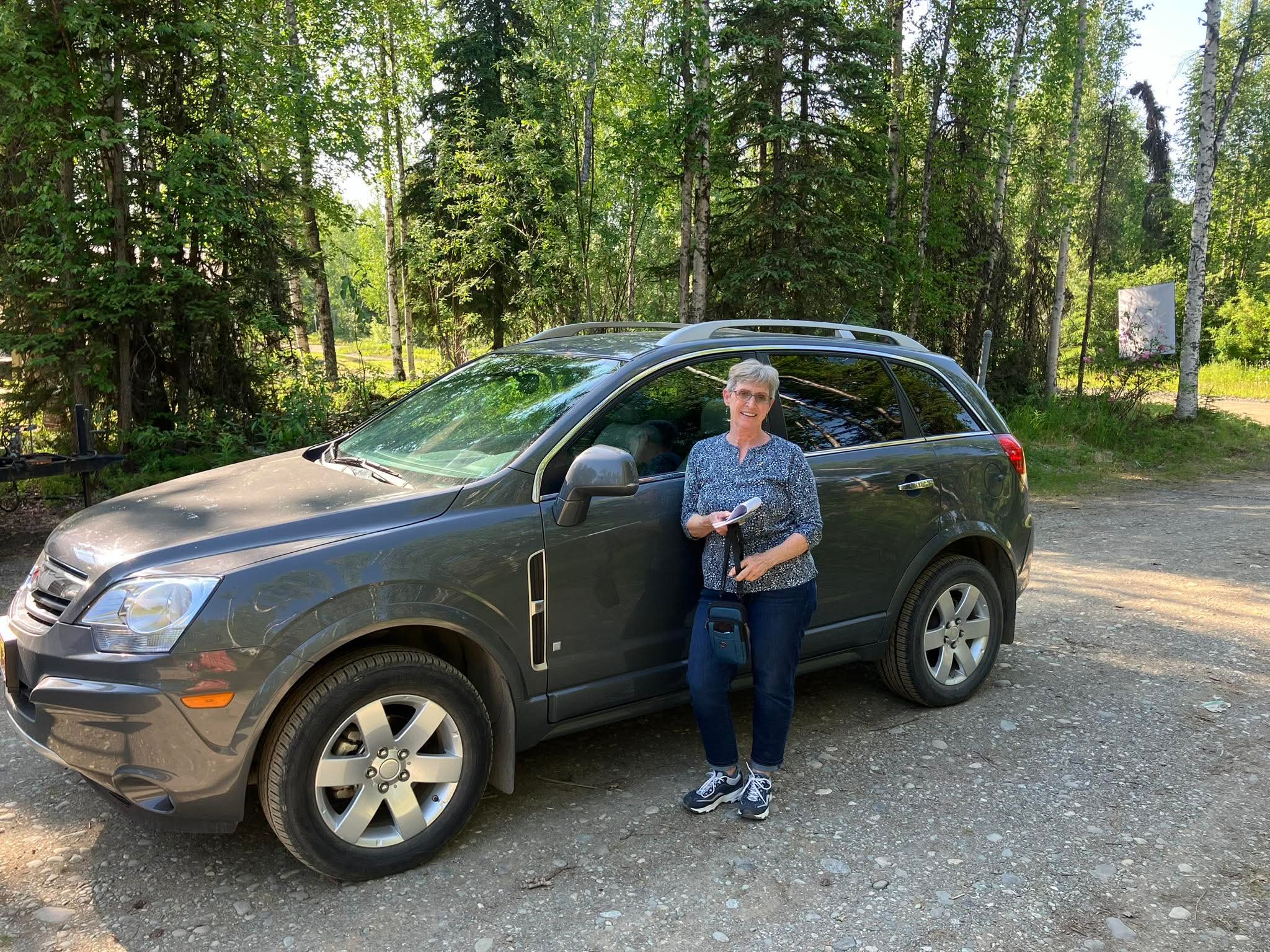 Happy customer picking up a vehicle 17