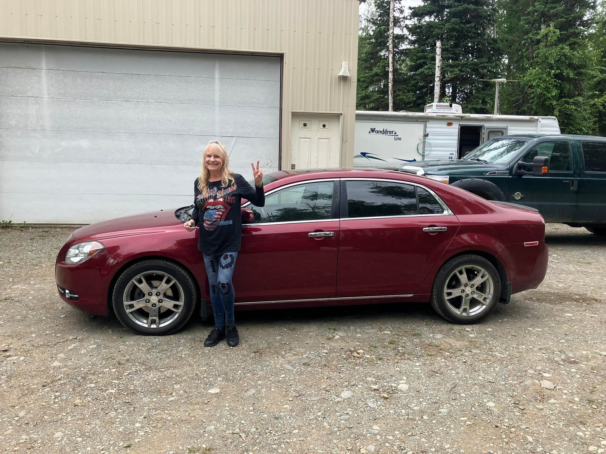 Happy customer picking up a vehicle 21